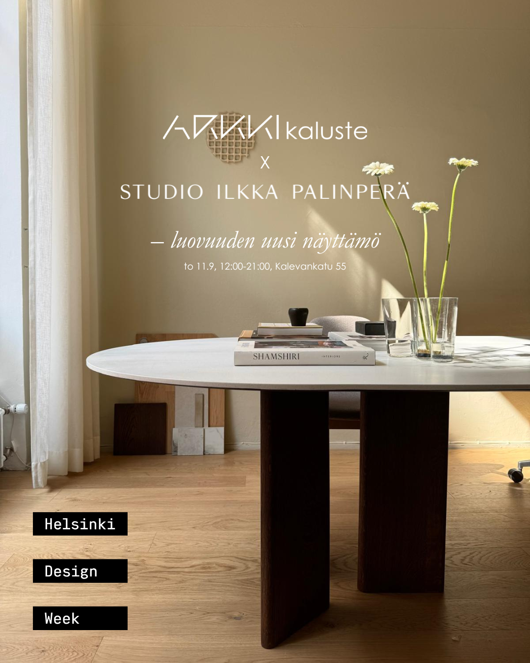 Arkkikaluste x Studio Ilkka Palinperä – Luovuuden uusi näyttämö (1)